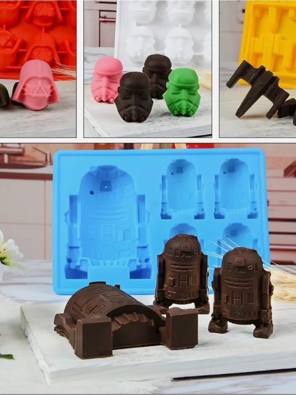 Vibrant kitchen- Star Wars silicone molds